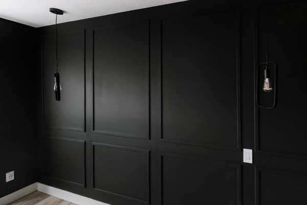 Black Painting Wall