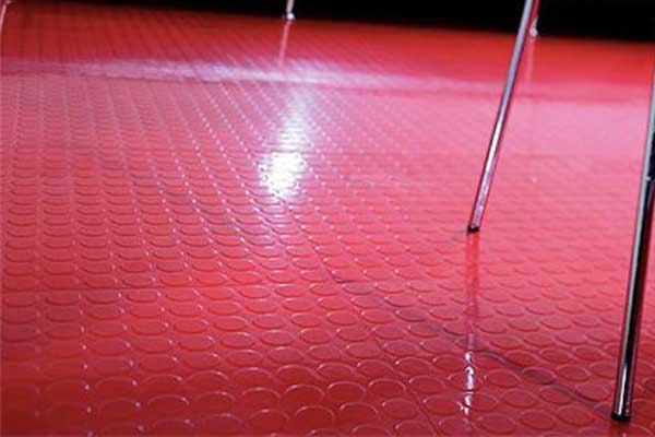 Red Rubber Floor