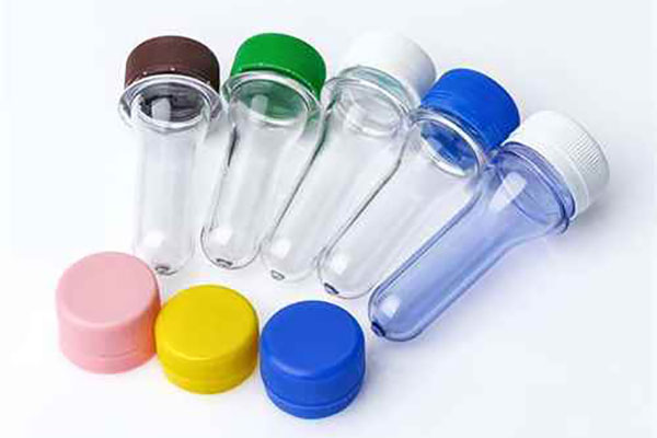 PET preforms and HDPE caps